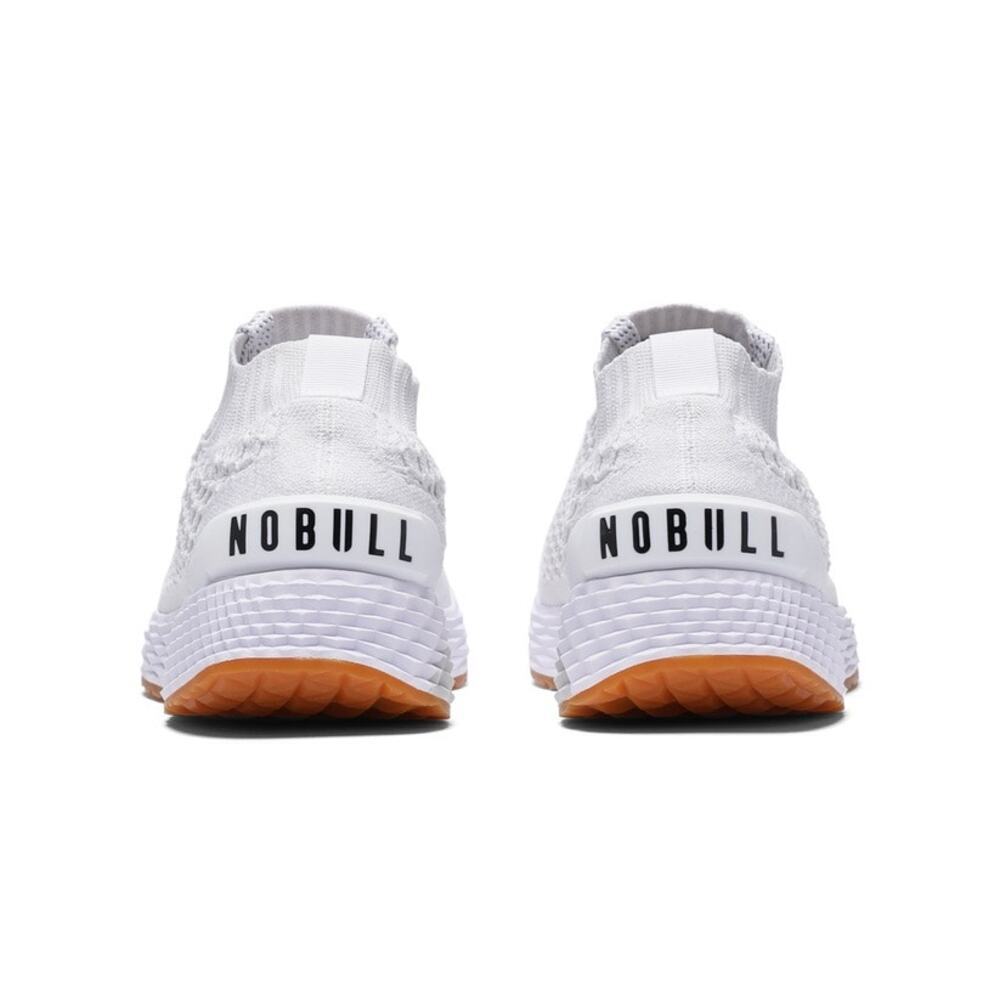 NOBULL Allday Knit Sneakers White Men’s Size 10.5 Training Gym Viral Shoes - Picture 3 of 16